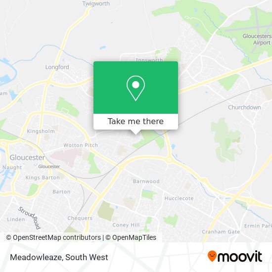 Meadowleaze map
