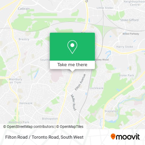 Filton Road / Toronto Road map