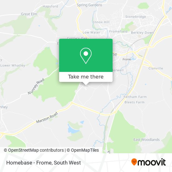 Homebase - Frome map