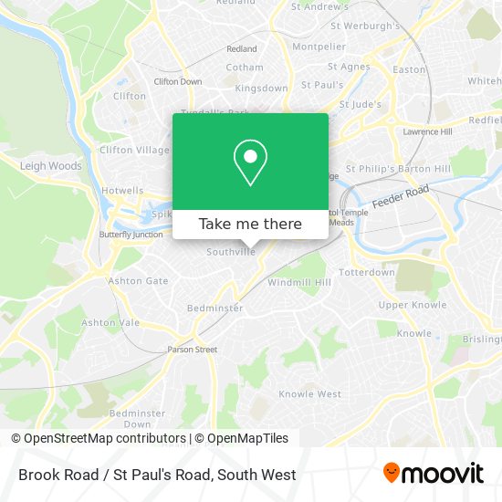Brook Road / St Paul's Road map