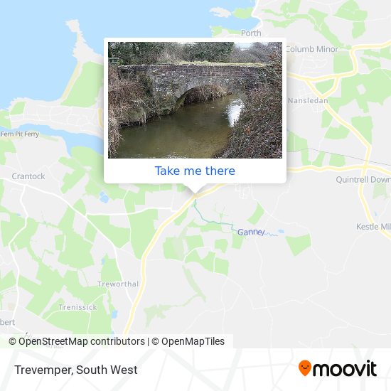 Trevemper map