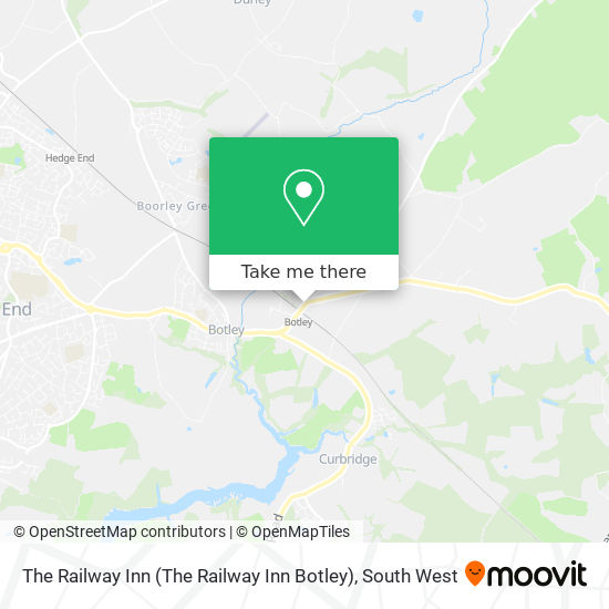 The Railway Inn map