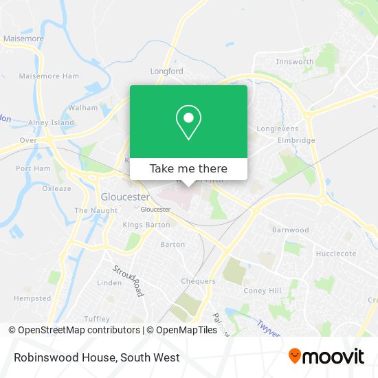 Robinswood House map