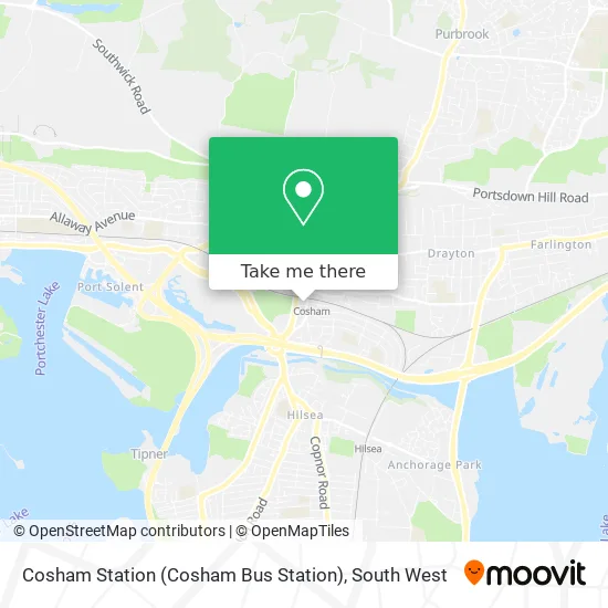 Cosham Station (Cosham Bus Station) map