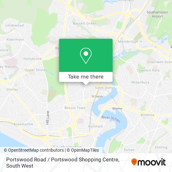 Portswood Road / Portswood Shopping Centre map