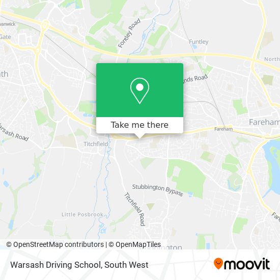 Warsash Driving School map