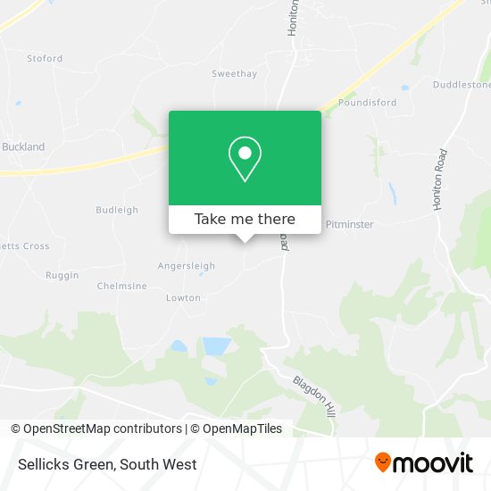 Sellicks Green map