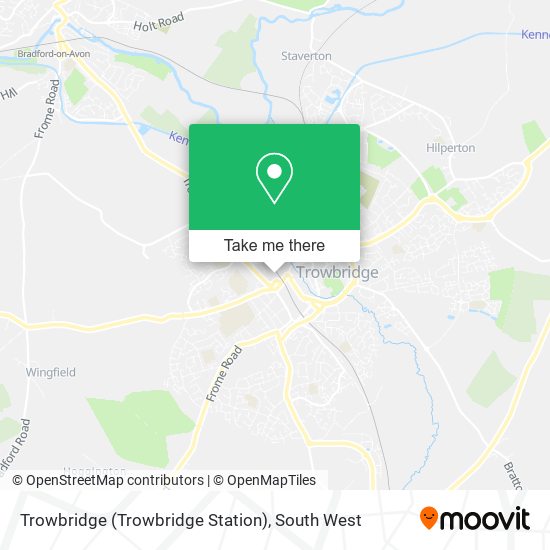 Trowbridge (Trowbridge Station) map