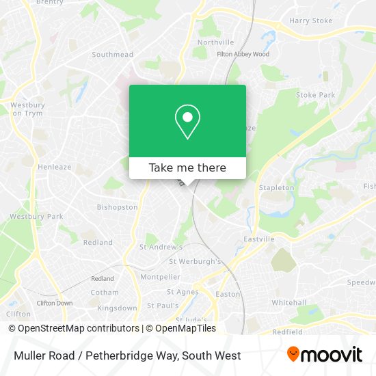 Muller Road / Petherbridge Way map