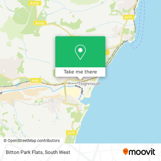 Bitton Park Flats map