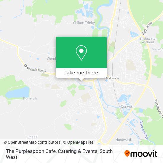 The Purplespoon Cafe, Catering & Events map