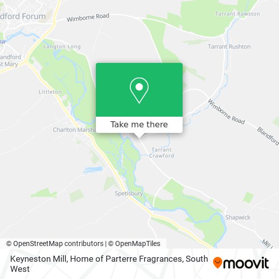 Keyneston Mill, Home of Parterre Fragrances map