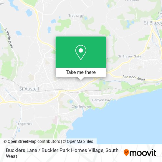 Bucklers Lane / Buckler Park Homes Village map