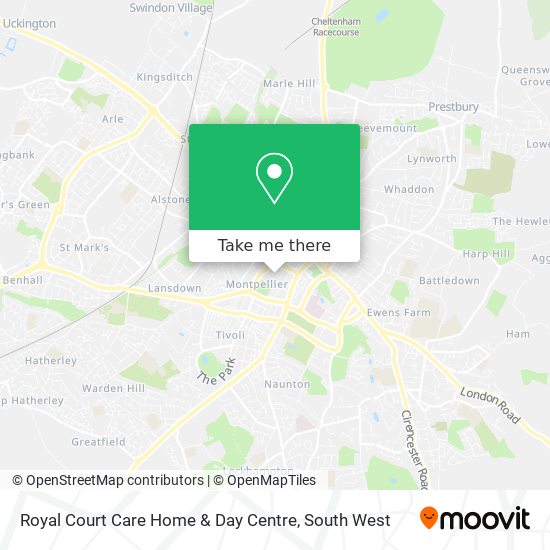 Royal Court Care Home & Day Centre map