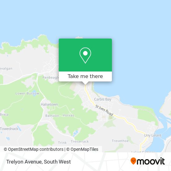 Trelyon Avenue map