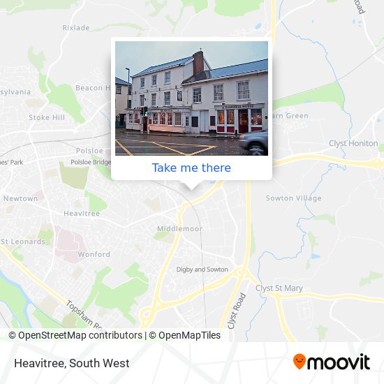 Heavitree map