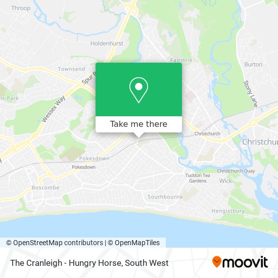 The Cranleigh - Hungry Horse map