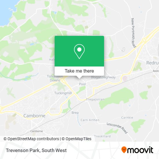 Trevenson Park map