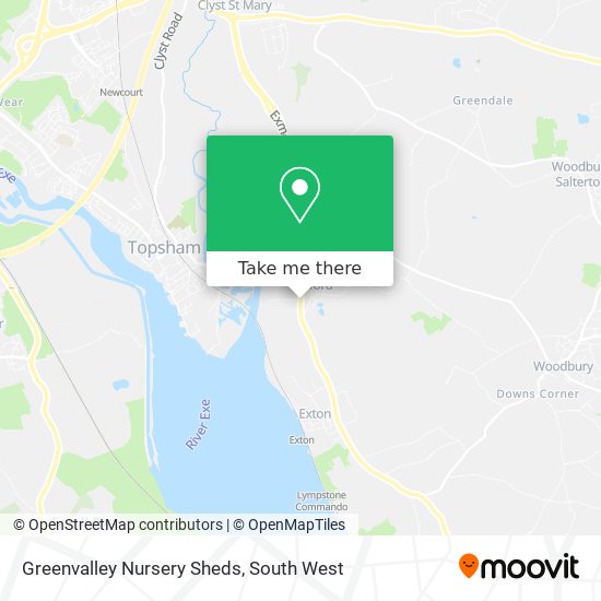 Greenvalley Nursery Sheds map