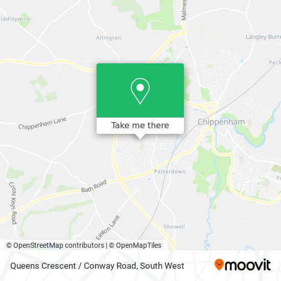 Queens Crescent / Conway Road map