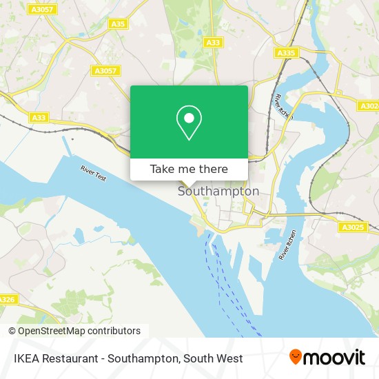 IKEA Restaurant - Southampton map