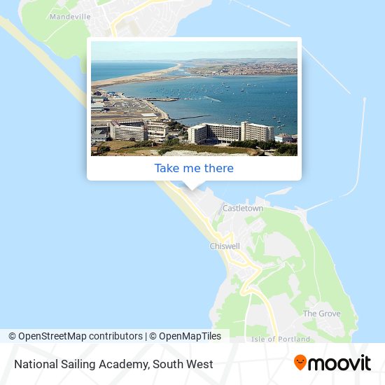National Sailing Academy map
