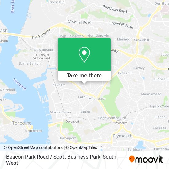 Beacon Park Road / Scott Business Park map