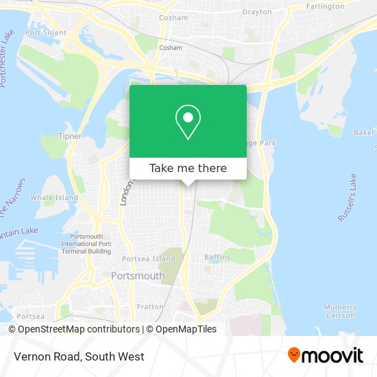 Vernon Road map
