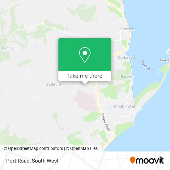 Port Road map