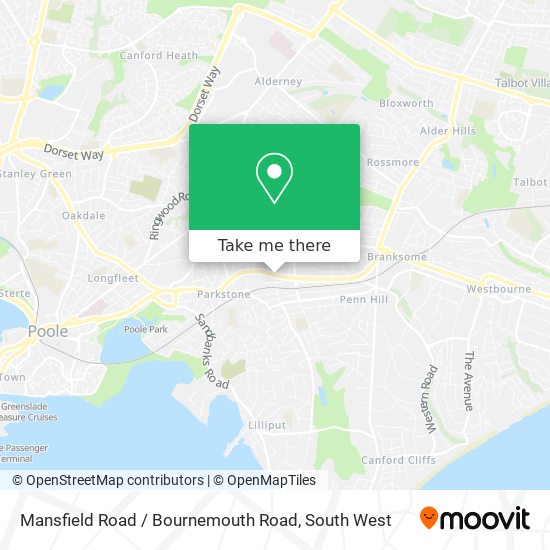Mansfield Road / Bournemouth Road map