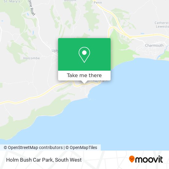 Holm Bush Car Park map