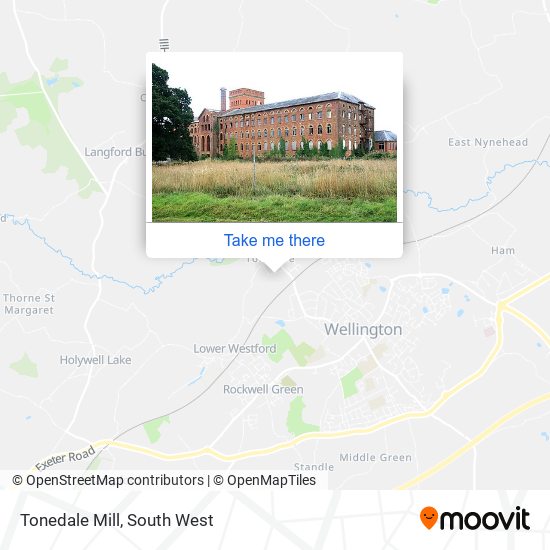 Tonedale Mill map