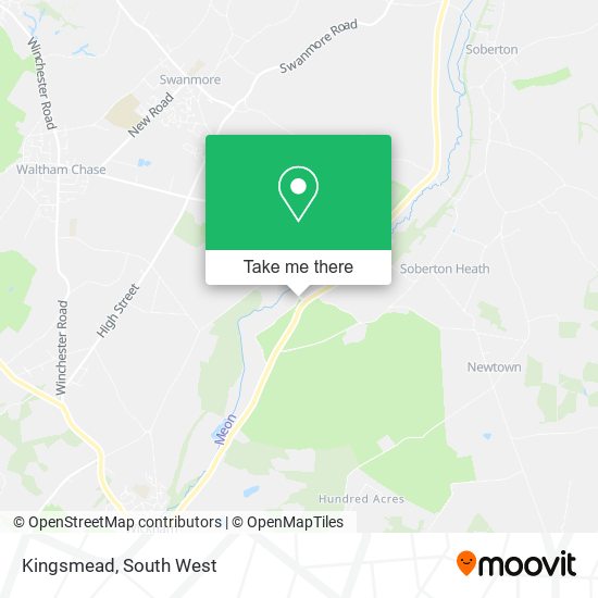 Kingsmead map