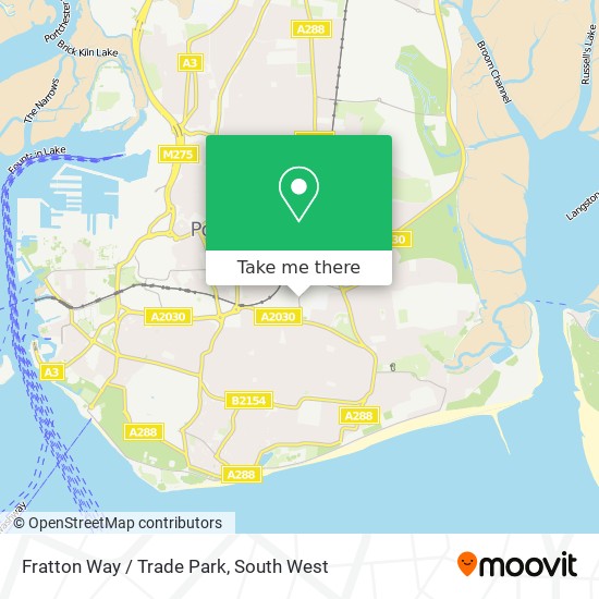 Fratton Way / Trade Park map