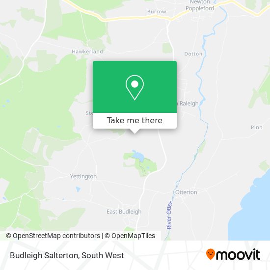 Budleigh Salterton map