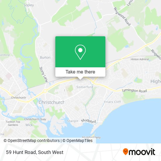 59 Hunt Road map