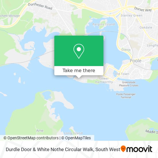 Durdle Door & White Nothe Circular Walk map