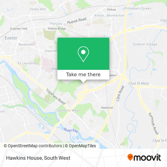 Hawkins House map