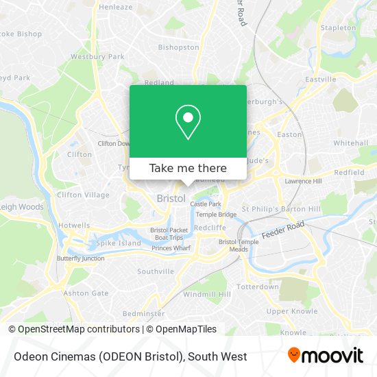 Odeon Cinemas (ODEON Bristol) map