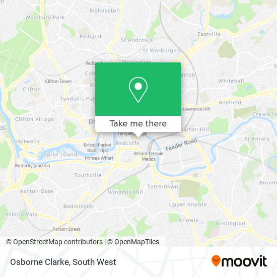 Osborne Clarke map