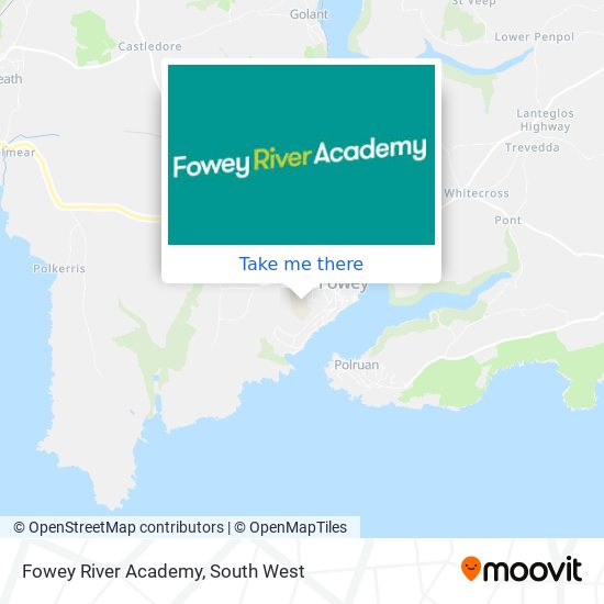 Fowey River Academy map