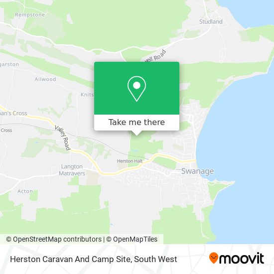 Herston Caravan And Camp Site map