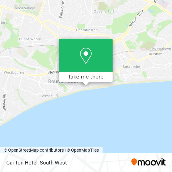 Carlton Hotel map