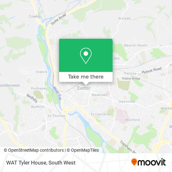 WAT Tyler House map