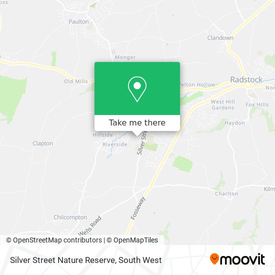Silver Street Nature Reserve map