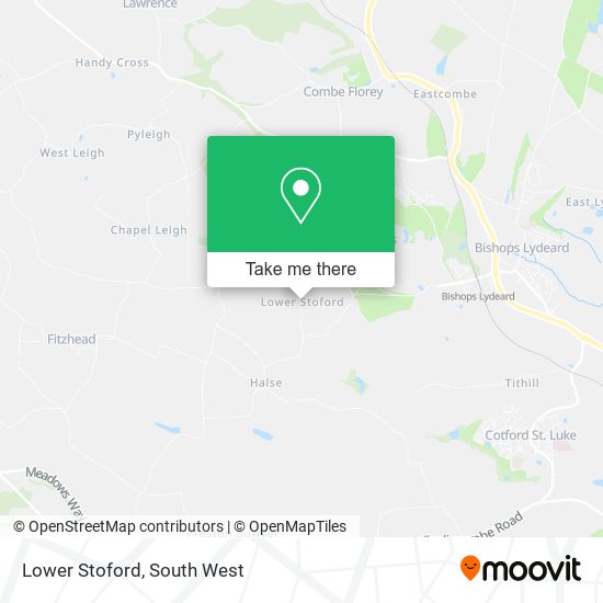 Lower Stoford map