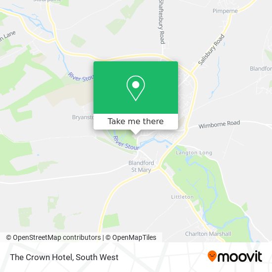 The Crown Hotel map