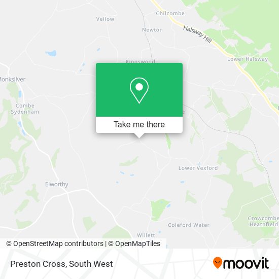 Preston Cross map