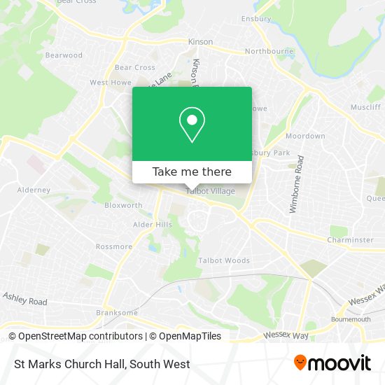 St Marks Church Hall map