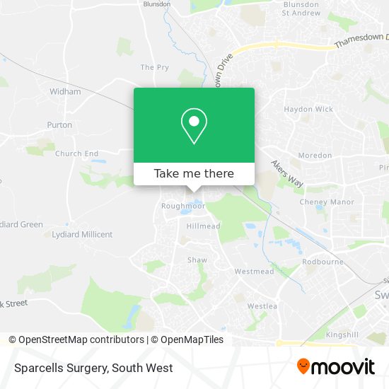 Sparcells Surgery map